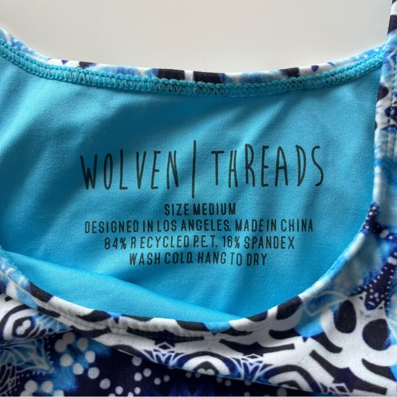 Wolves Threads Blue Mandala Top - Picture 3 of 3